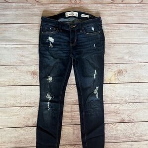Hollister Distressed Blue Jeans